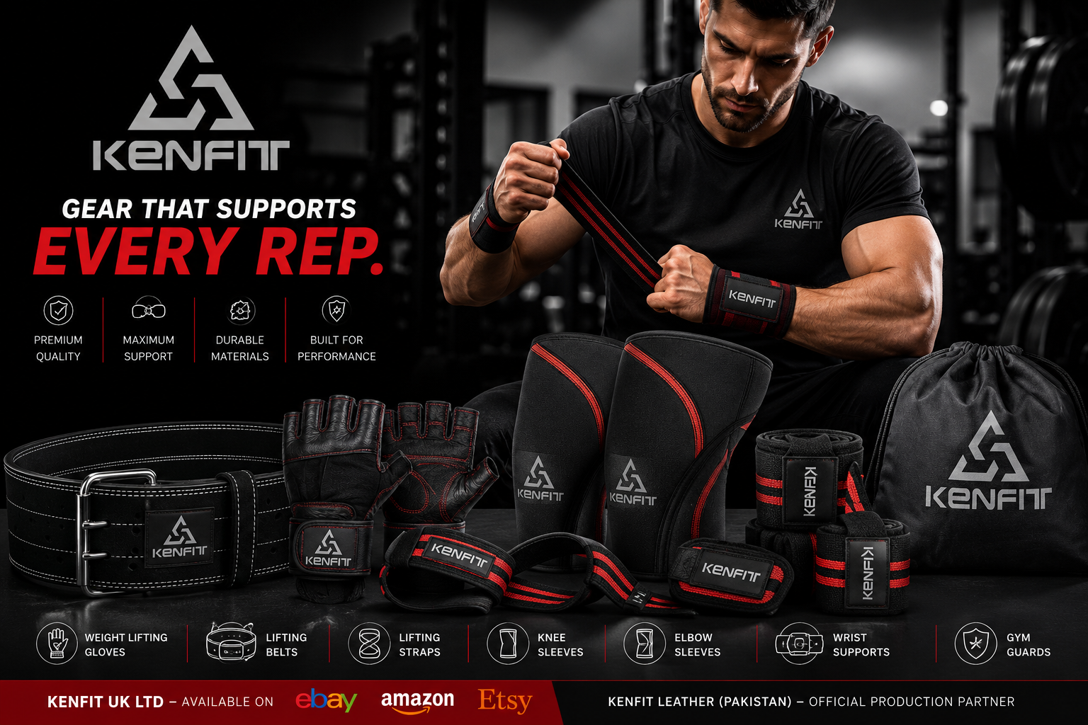 Fitness and Gym Equipment Guide: Weight Lifting Gloves, Belts, Straps, Knee & Elbow Sleeves
